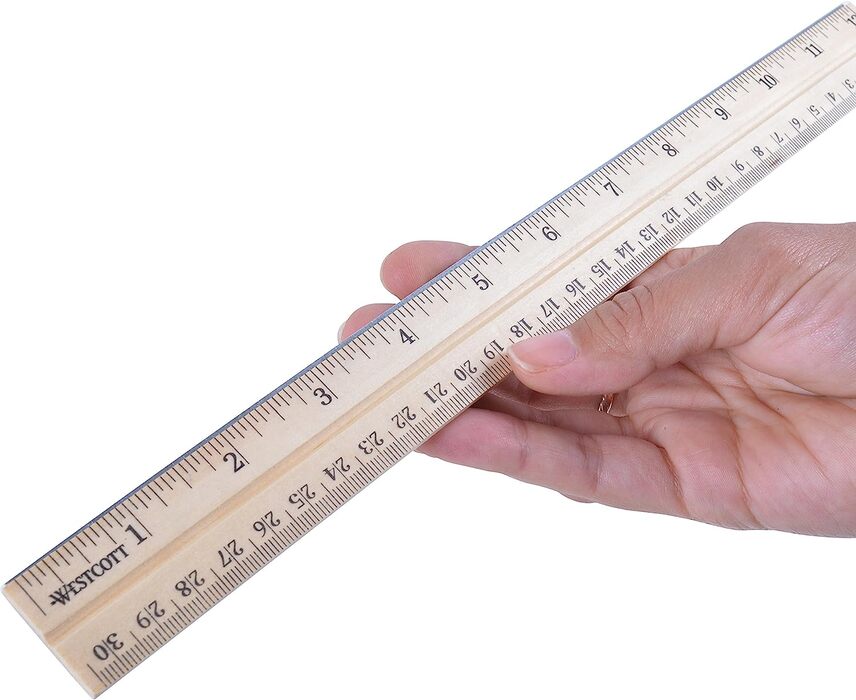 Wood ruler